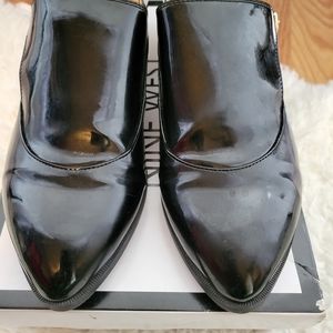 Nine West patent loafers